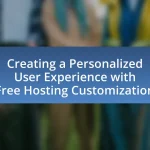 Creating a Personalized User Experience with Free Hosting Customization