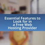 Essential Features to Look for in a Free Web Hosting Provider