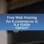 Free Web Hosting for E-commerce: Is It a Viable Option?