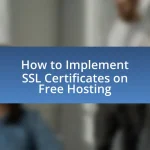 How to Implement SSL Certificates on Free Hosting