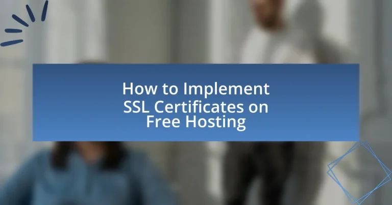 How to Implement SSL Certificates on Free Hosting
