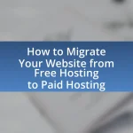 How to Migrate Your Website from Free Hosting to Paid Hosting