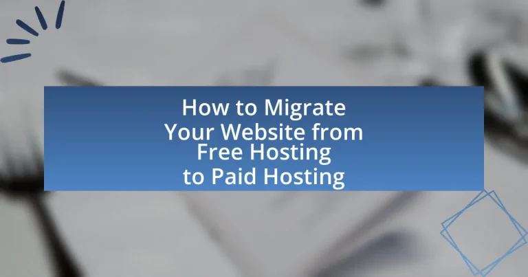 How to Migrate Your Website from Free Hosting to Paid Hosting