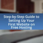 Step-by-Step Guide to Setting Up Your First Website on Free Hosting