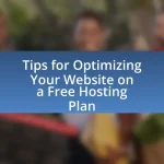 Tips for Optimizing Your Website on a Free Hosting Plan