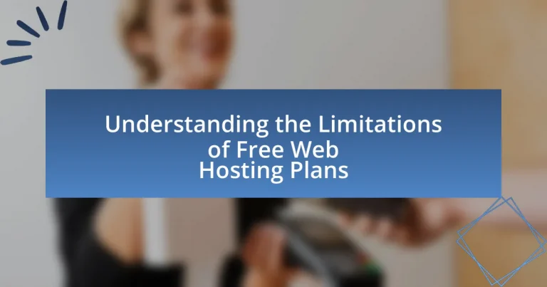 Understanding the Limitations of Free Web Hosting Plans