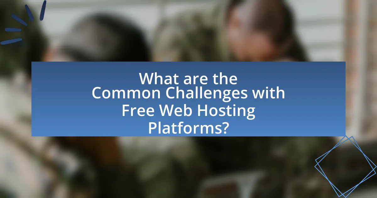 What are the Common Challenges with Free Web Hosting Platforms?